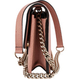 Gucci Leather Interlocking GG Wallet On Chain Crossbody Bag