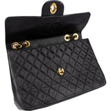 Chanel Quilted Lambskin 24K Gold Maxi Single Flap Crossbody Bag