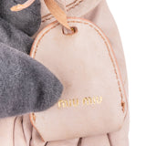 Miu Miu Matelassé Mappa Leather Small Coffer City Shoulder Bag