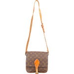 Louis Vuitton Monogram Canvas Cartouchiere MM Crossbody Bag - vintageandkickz
