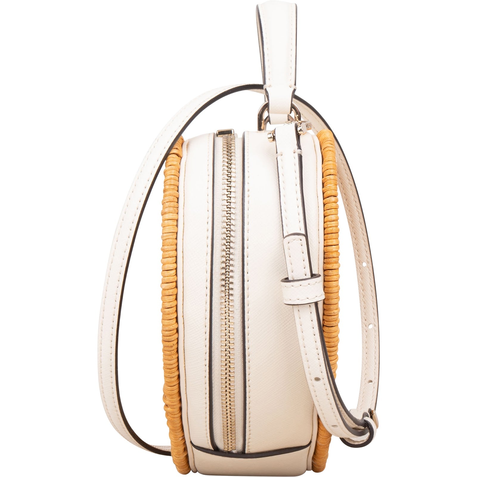 [🔄️B09 / F54] Kate Spade Wicker Heart Crossbody Handbag - vintageandkickz