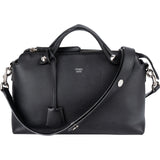 Fendi Black Leather By The Way Boston Handbag