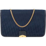 Christian Dior Oblique Monogram Vintage Chain Flap Shoulder Bag