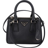 Prada Saffiano Leather Galleria Mini Crossbody Handbag