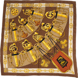 Hermès Cliquetis Silk 90 Scarf Tuch