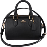 Coach Pebbled Leather Mini Bennett Satchel Handbag
