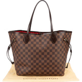 Louis Vuitton Monogram Damier Ebene Neverfull MM Shoulder Bag