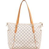 Louis Vuitton Monogram Damier Azur Canvas Totally GM Shoulder Bag
