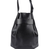 Louis Vuitton Noir Epi Leather Sac d'Epaule Shoulder Bag - vintageandkickz