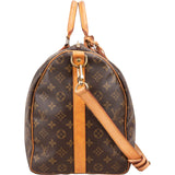 Louis Vuitton Monogram Canvas Keepall 50 Bandoulière Travel Bag