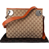 Gucci Monogram GG Canvas Messenger Tote Crossbody Bag