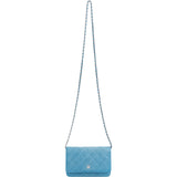 Chanel Quilted Caviar Leather Wallet On Chain Crossbody Bag