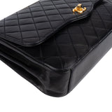 Chanel Quilted Lambskin 24K Gold Single Flap Crossbody Bag