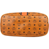 MCM Monogram Visetos Tote Croc-Embossed Liz Shoulder Bag