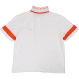 Christian Dior White Cotton CD Sports Women Polo T Shirt (M)