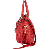 Prada Nappa Quilted Leather Bauletto Handbag