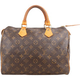 Louis Vuitton Monogram Canvas Speedy 30 Handbag