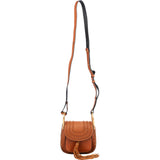 Chloé Brown Braided Leather Hudson Crossbody Bag