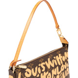 Louis Vuitton Limited Monogram Graffiti Pochette Accessoires Handbag