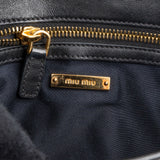 Miu Miu Quilted Leather Studded Turnlock Flap Shoulder Bag