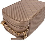 Chanel Quilted Leather Camera Case Boy Crossbody Bag