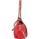 Valentino Garavani Leather Rockstud Small Shopper Handbag