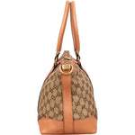 Gucci Monogram GG Sherry Line Web Handbag - vintageandkickz