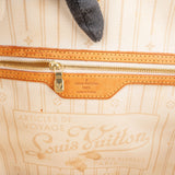 Louis Vuitton Monogram Damier Azur Canvas Neverfull MM Shoulder Bag