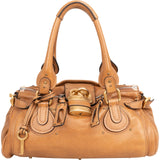 Chloé Grained Leather Paddington Satchel Handbag