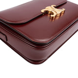 Celine Shiny Classic Boxcalf Leather Triomphe Crossbody Bag