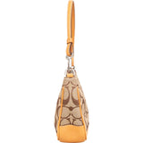 Coach Signature Monogram Pochette Handbag