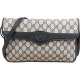Gucci Monogram Vintage GG Plus Canvas Flap Crossbody Bag
