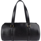 Louis Vuitton Noir Epi Leather Soufflot Set Handbag