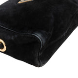 Prada Suede Small Camera Shoulder Bag