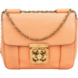 Chloé Grained Leather Elsie Turnlock Crossbody Bag