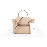 Celine Beige Leather Grained Calfskin Pico Nano Belt Crossbody Handbag