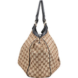 Gucci Monogram GG Canvas Big Sukey Tote Shoulder Bag