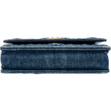 Chanel 19 Quilted Denim Chanel Wallet On Chain Crossbody Bag