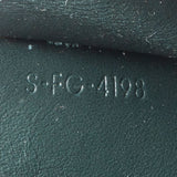 Celine Green Grained Calfskin Medium Strap Wallet