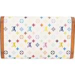 [🔄️B06 / F73] Louis Vuitton Canvas Monogram Multicolor Eliza Wallet - vintageandkickz
