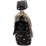 Valentino Quilted Leather Rockstud Spike Crossbody Handbag