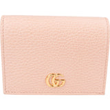 Gucci Grained Leather GG Marmont Flap Small Wallet