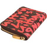 Louis Vuitton Monogram Graffiti Zippy Coin Purse Wallet