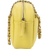 Chanel Quilted Lambskin Chevron V Bowling Camera Crossbody Bag