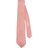 Hermès H Pattern Silk Tie Krawatte