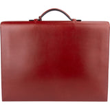 Hermès Bordeaux Leather Depeches Briefcase Handbag xx stempel /1 x schlüssel? - vintageandkickz