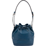 Louis Vuitton Blue Epi Leather NM Sac Noe Petit Shoulder Bag