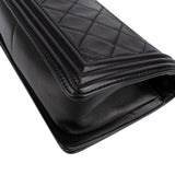 Chanel Quilted Lambskin Boy Medium Single Flap Crossbody Bag