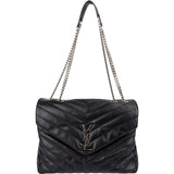 Yves Saint Laurent Quilted Calfskin Loulou Medium Crossbody Bag