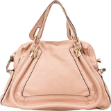 Chloé Pink Leather Paraty Handbag